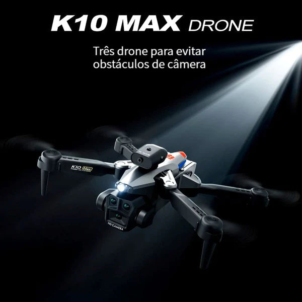 Drone Profissional com Câmera 8K UltraHD Gps Wifi e Desvio Automático - K10 Max