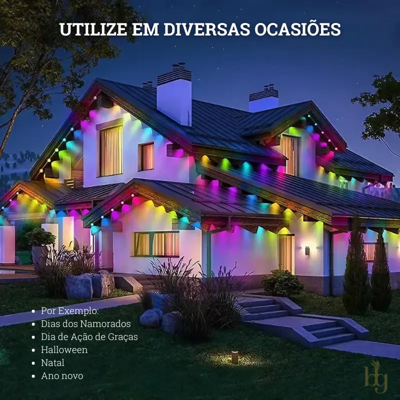 Luzes LED Arco-Íris Inteligente